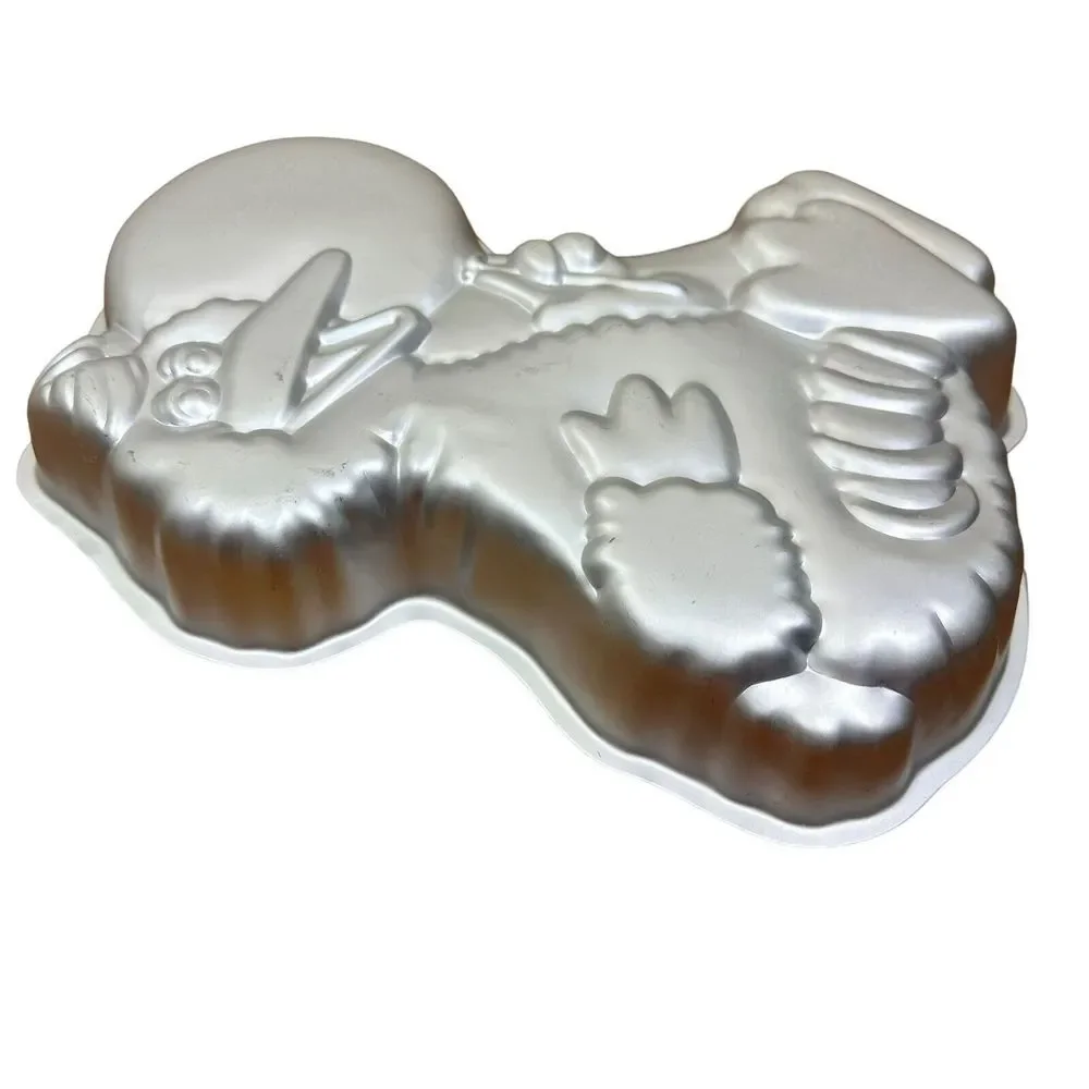 Vintage 1983 Wilton Big Bird Cake Pan Sesame Street Baking Tin Mold Birthday Par